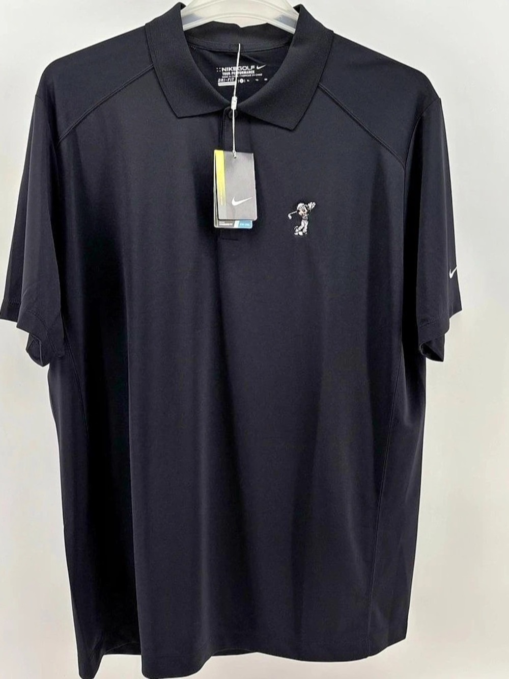 Nike Golf Disney Parks Mickey Mouse Tour Performance Polo Black XL
